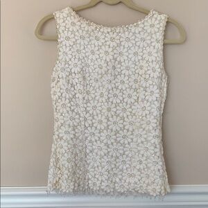Vintage Embroidered Sequin Sleeveless Top